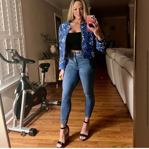 EXPRESS Dark Wash Jeans - 6 - Picture 1 of 7